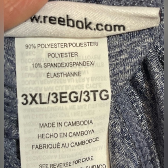 Nwt Reebok Women’s Goal Shorts Size 3X Medieval Blue Heather Athletic stretchy - Picture 12 of 16